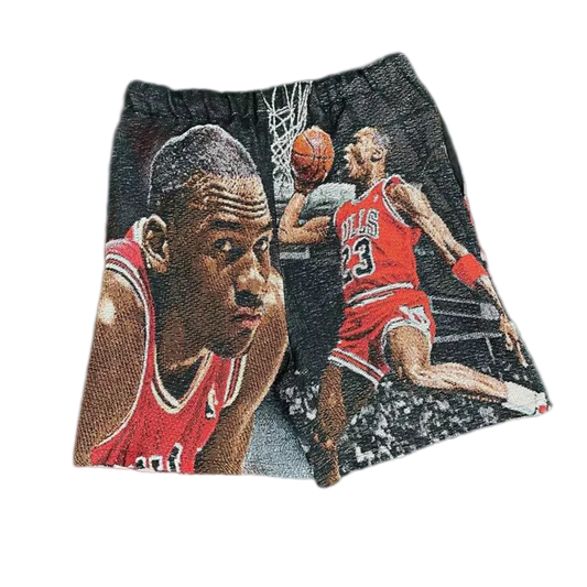 Legendary Basketball Moment Woven Tapestry Shorts
